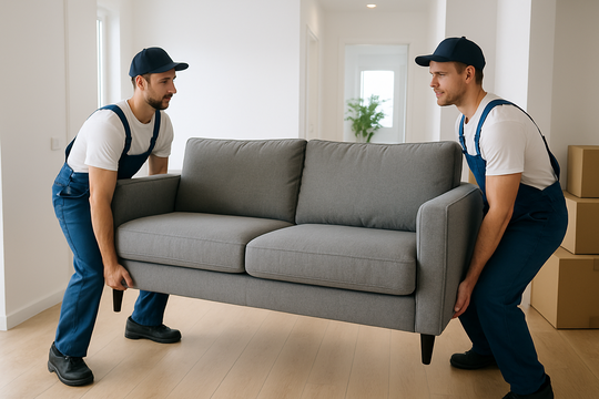 Erfahrene Umzugshelfer mit professionellem Equipment in Siegen